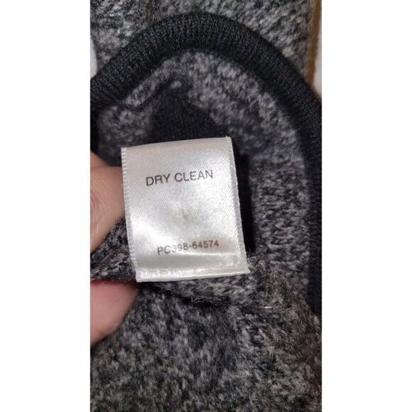 Pendleton Wool Grey Black Floral Embroidered Jacket Blazer Size S P - Picture 6 of 9